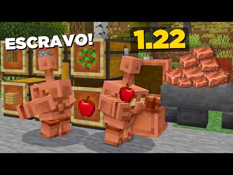 MINECRAFT 1.22 - THE COPPER GOLEM and EVERYTHING YOU CAN DO (COPPER GOLEM)