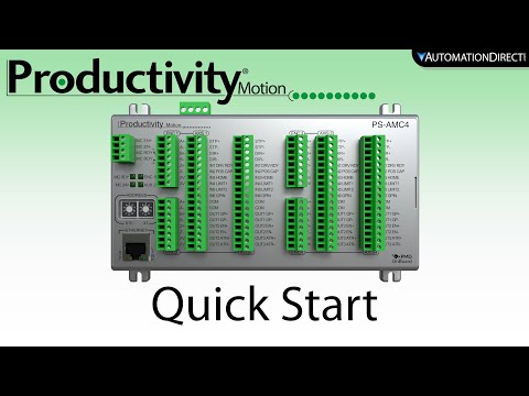 ProductivityMotion AMC: Quick Start from AutomationDirect