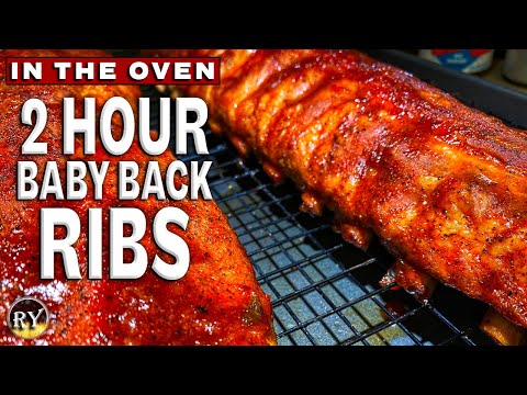 Easy Two Hour BABY BACK RIBS Made In The Oven