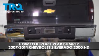 2007-2014 GM SUV Rear Bumper Impact Bar: Single vs. Dual Exhaust ...
