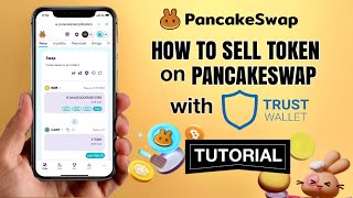How to SELL token on PANCAKESWAP using TRUST WALLET | Tutorial