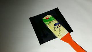 DIY Beautiful Sunset Magic card | How to make Magic card Very Easy | DIY Card Making Idea