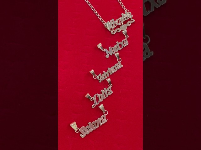 Vídeo relacionado con MI JOYA PERSONALIZADA - Pendientes PLATA DE LEY personalizado con nombre