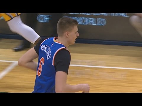 Kristaps Porzingis Takes Flight | Knicks vs Pacers | January 7, 2017 | 2016-17 NBA Season