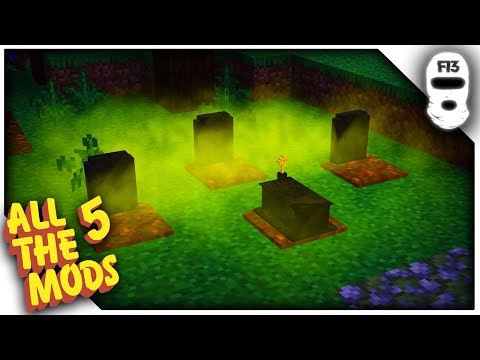 classif13d - REMOVING OP ENCHANTMENTS WITH CORAIL TOMBSTONES! Minecraft 1.15 [All the Mods 5 E19]