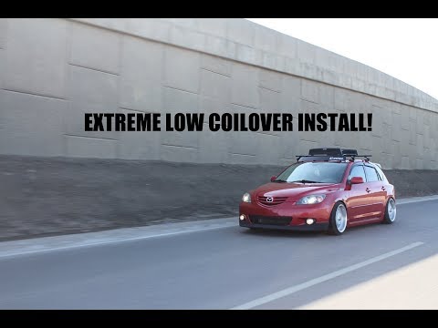 Mazda 3 with BC BR EXTREME Low Coilovers! (Unboxing/Install)