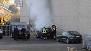preview picture of video 'Brandweer Oostende - autobrand conterdam'