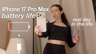 iPhone 17 Pro Max Battery Life Test - Can It Really Last All Day? | Baseus Power Bank Picks
