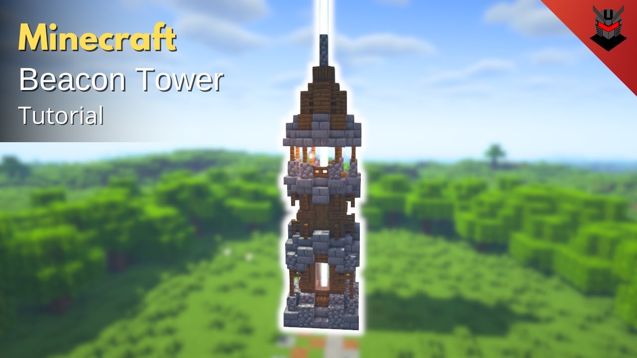 Minecraft How To Build A Medieval Beacon Tower Beacon Tower Minecraft How To Build A Medieval Beacon Tower Beacon Tower