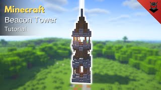 Minecraft: How to Build a Medieval Beacon Tower | Beacon Tower (Tutorial)