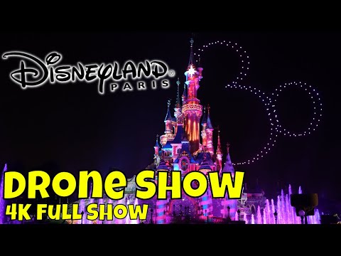 Disneyland Paris 2022 D-Light Drone Show 4K