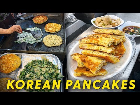KOREAN PANCAKES 🥞 Local's Street Food near Gwangjang Market (Seoul, Day 6)