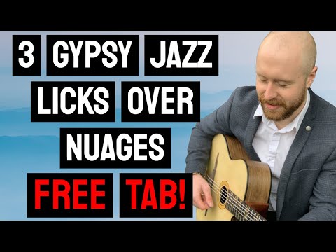 3 Licks Over Nuages - Gypsy Jazz Guitar - FREE TAB DOWNLOAD!