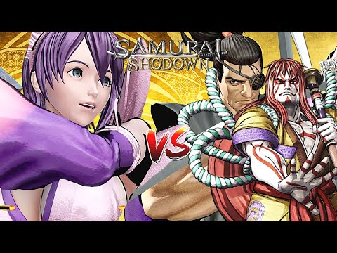 Samurai Shodown IROHA vs KYOSHIRO SENRYO & JUBEI YAGYU Gameplay | Season Pass 2 | DLC | SS 2019