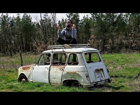 4 OLD CARS ABANDONED on the MOUNTAIN. JEWELS ON WHEELS