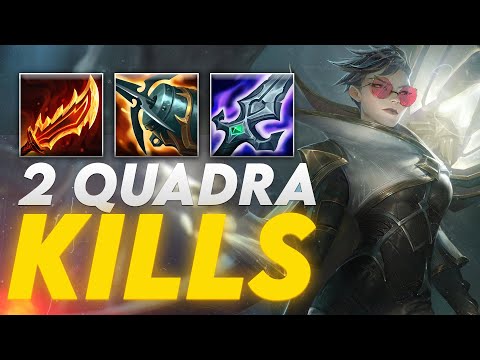 Rank 1 Vayne MASSACRES enemy team (TWO QUADRA KILLS)