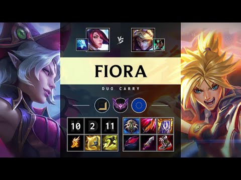 Fiora ADC vs Ezreal - EUW Master Patch 25.17