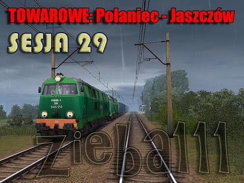 TRAINZ - SU45 z węglarkami z Rejowca do Jaszczowa
