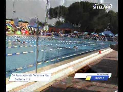 Serie 5 dei 50 Rana  Assoluti Femmine Master - 11 Memorial Andrea Bettiol