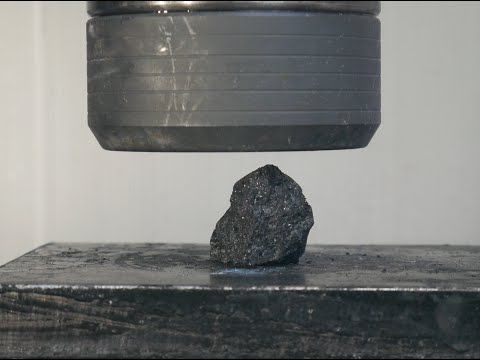Crushing COAL into DIAMONDS Hydraulic Press- Will it work? Video