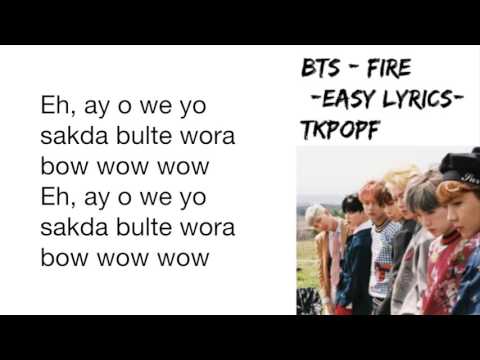 BTS FIRE - [Easy lyrics]