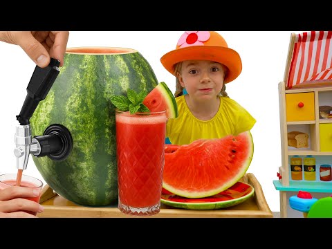 Anabella's Juice Vending Machine | Kids Funny Story