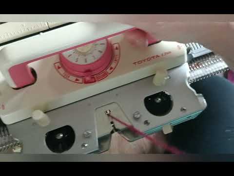 Toyota Knitting Machine 858 Carriage on a 950 bed