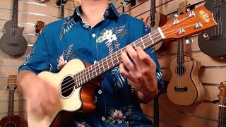 Video thumbnail for Kala Spruce Mahogany Tenor Electric Ukulele - KA-STGE-C by Ukulele Mate