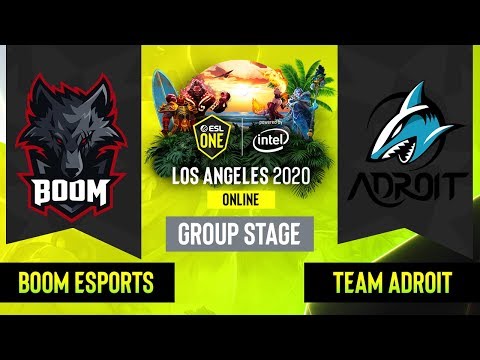 Dota2 - Team Adroit vs. BOOM Esports - Game 3 - Group Stage - SEA - ESL One Los Angeles