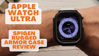 Apple Watch Ultra - Spigen Rugged Armor Case Review