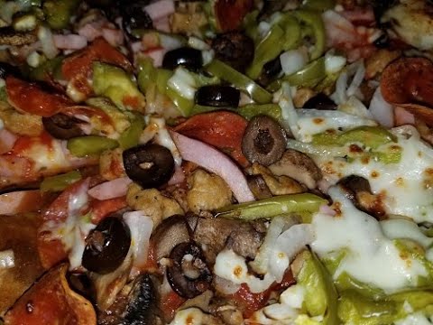 Papa John's NEW "The Works" Pizza Review | Drunk Food...