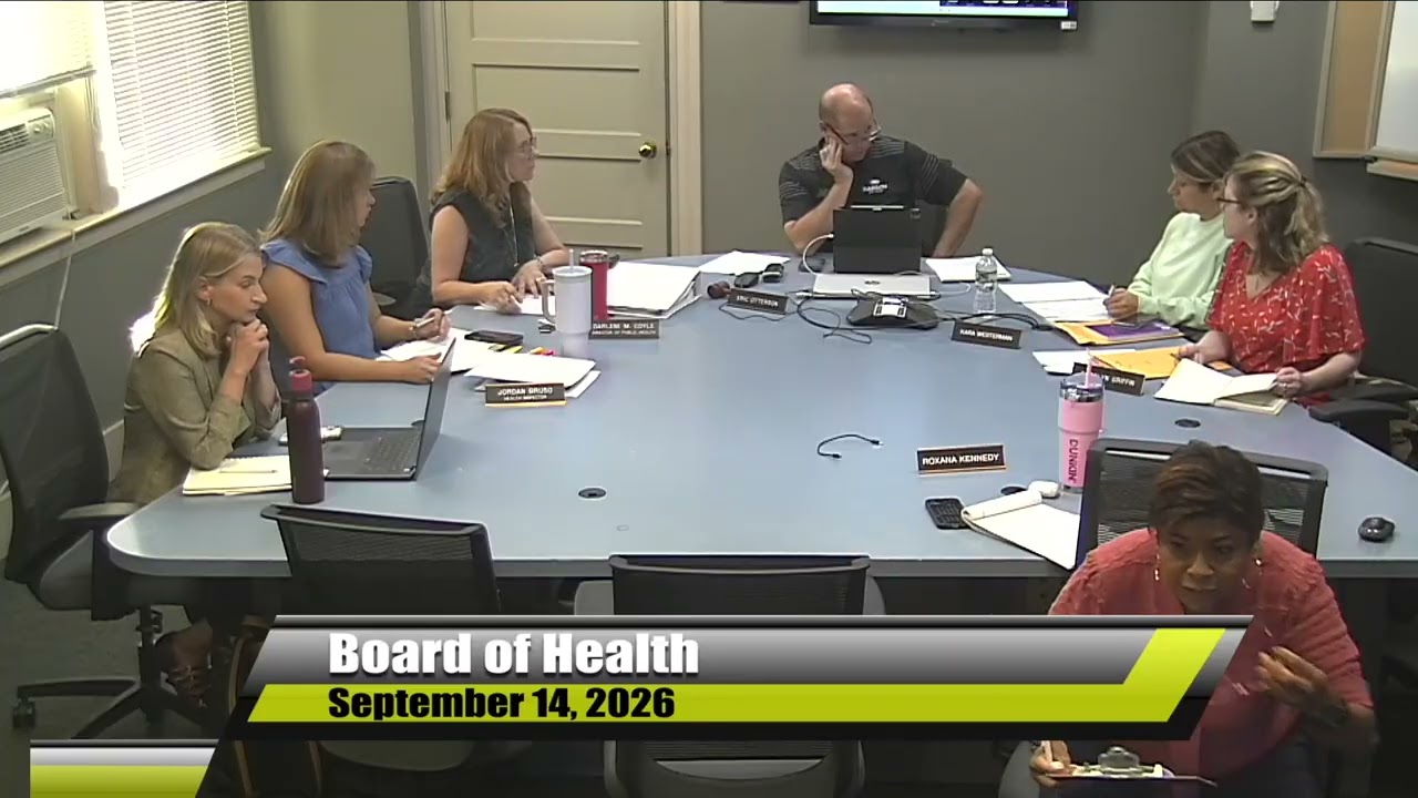 From the Board of Health
