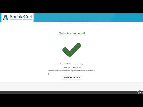 AbanteCart Fast Checkout