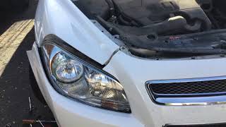 2012 Chevy Malibu Head light bulb replacement (EASY)