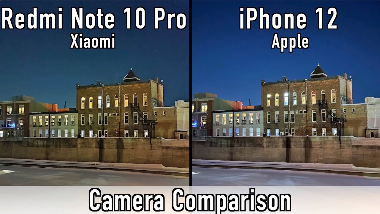 Xiaomi Redmi Note 10 Pro VS iPhone 12 Camera Comparison - Surprising Results!