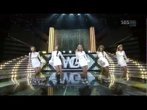 Wonder Girls - 111127 Inkigayo - Be My Baby [HD 720p]