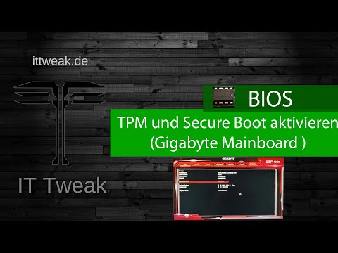 Windows 11 - SecureBoot und TPM aktivieren für Windows 11 Installation (Gigabyte Mainboard/AMD CPU)