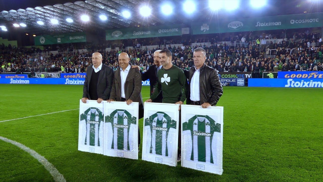 Panathinaikos honors Saravakos, Rocha, Zajec, Karagounis | pao.gr