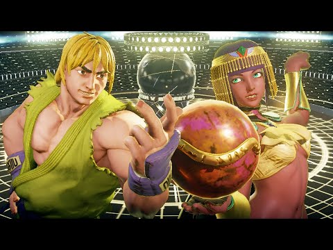 Street Fighter V Ken vs Menat