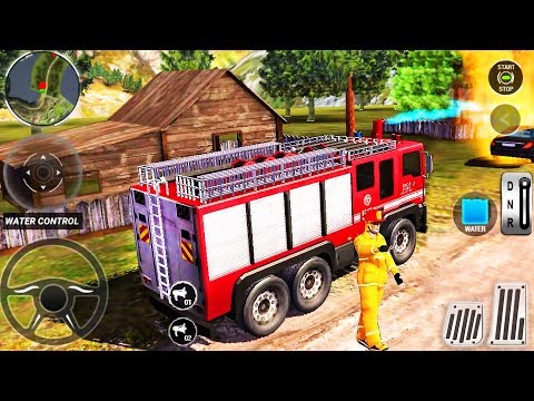 Fire Truck Driving Simulator 2019 - Offroad Rescue Vehicles - Android GamePlay