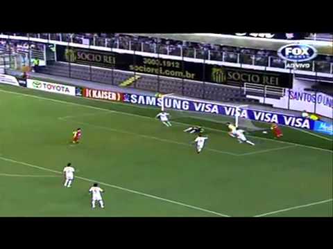 Santos 3 x 1 Internacional- Copa Santander Libertadores 07/03/2012