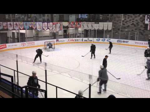 Kings vs. Blue Jackets Pre-Game Practice Report #1 (2/6/14)
