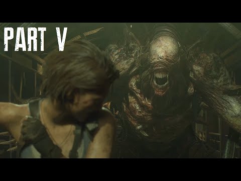 NEMESIS STAGE 2 FORM BOSS in RESIDENT EVIL 3 REMAKE Gameplay Walkthrough Part 5 (PC) - NO COMMENTARY
