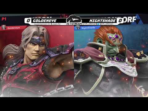 Quarantainment 23 Losers R2 - NightShade (Ganondorf) Vs. Goldeneye (Simon) Smash Ultimate - SSBU