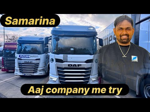 Samarina company me try truck driver jobs in Germany for Indian European female truck drivers 
