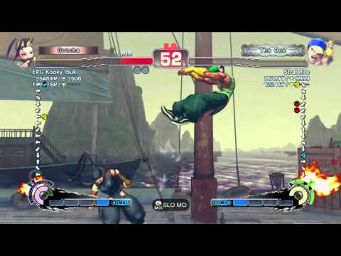 SSF4:AE 2012 -- Xbox Live -- Strafefire (Yun/Juri) vs. EPG Kooky Ibuki (Ibuki)