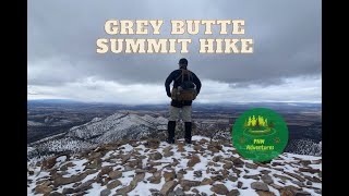 Grey Butte Snow HIke