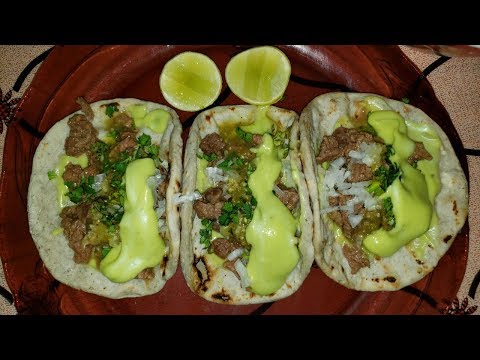 Receta de TACOS DE RES a nuestro estilo