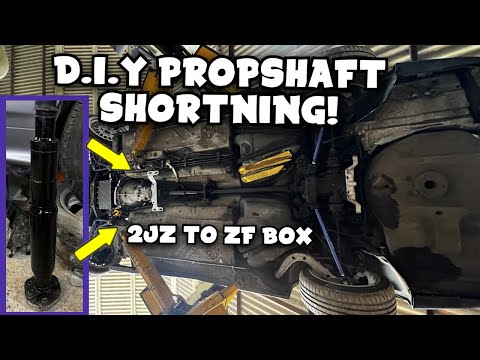 2JZ to ZF Gearbox D.I.Y Making a Propshaft !