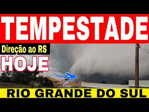 🚨🌪️TEMPORAL em direção ao RIO GRANDE DO SUL-vindo de ACEGUÁ Uruguai nesta manhã sábado 1/3/25 😱